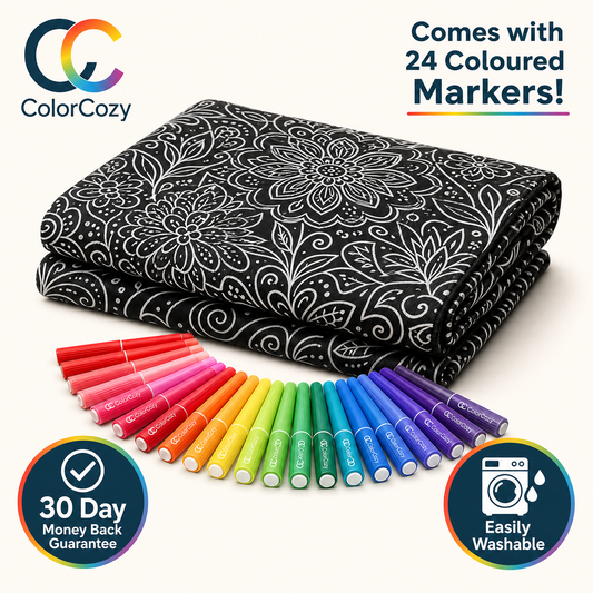 ColorCozy DIY Colouring Blanket