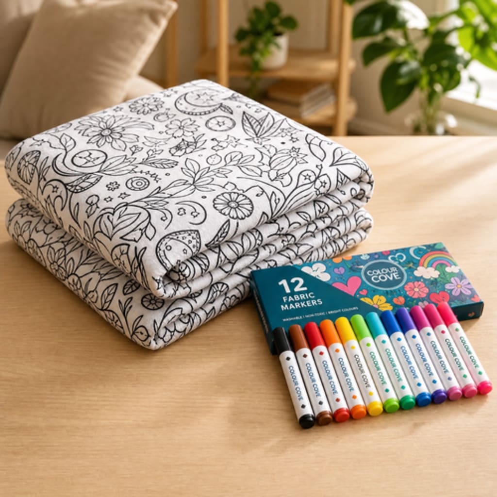 ColorCozy DIY Colouring Blanket