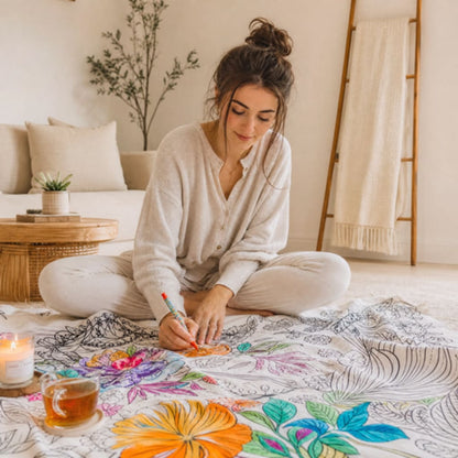 ColorCozy DIY Colouring Blanket