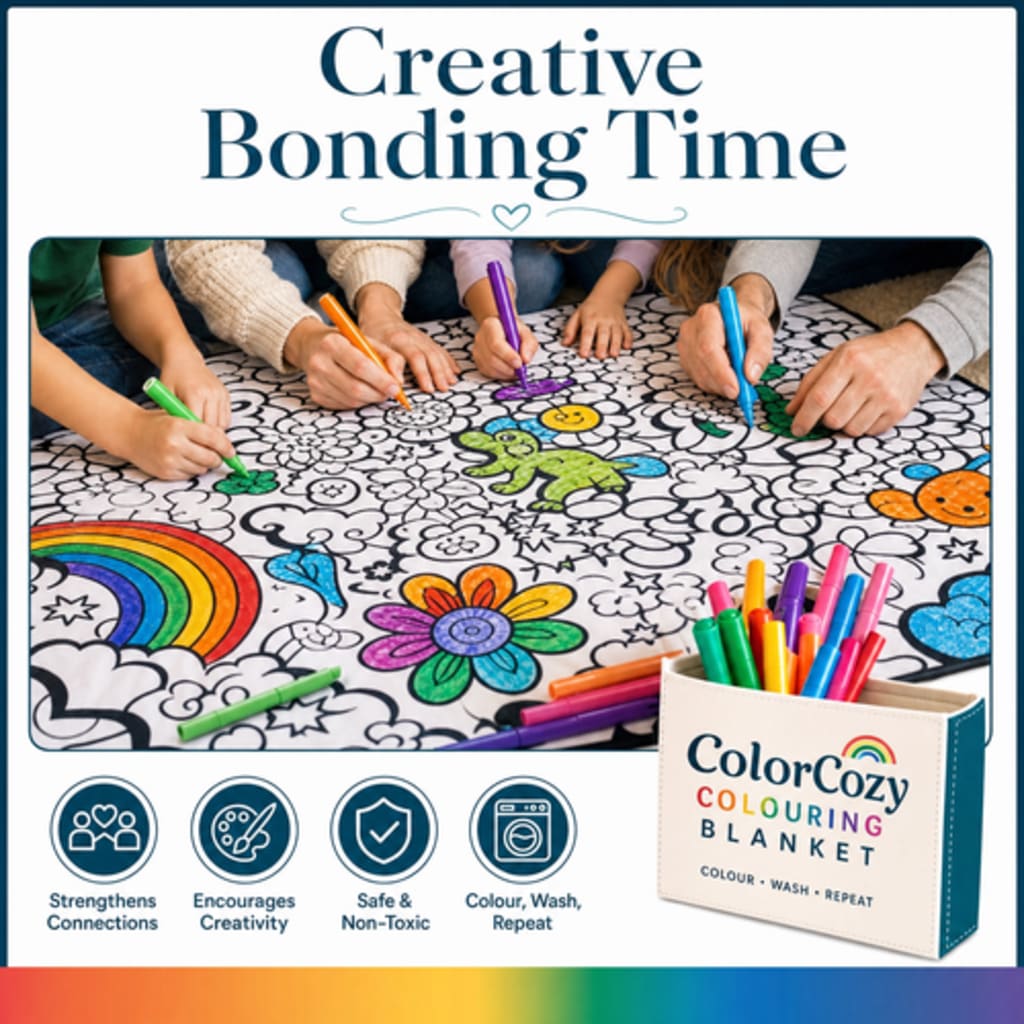 ColorCozy DIY Colouring Blanket