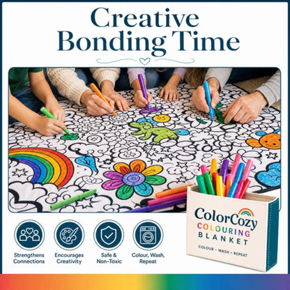 ColorCozy DIY Colouring Blanket