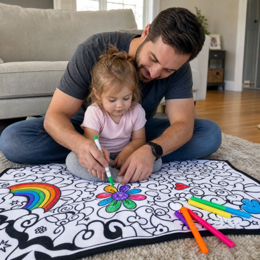 ColorCozy DIY Colouring Blanket