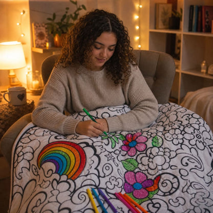 ColorCozy DIY Colouring Blanket