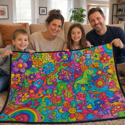 ColorCozy DIY Colouring Blanket