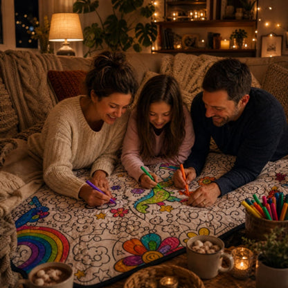 ColorCozy DIY Colouring Blanket