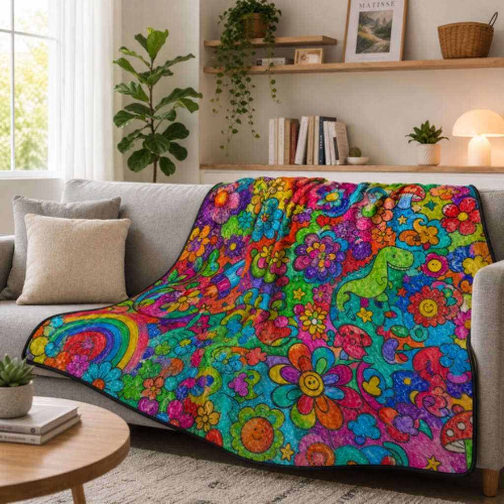ColorCozy DIY Colouring Blanket