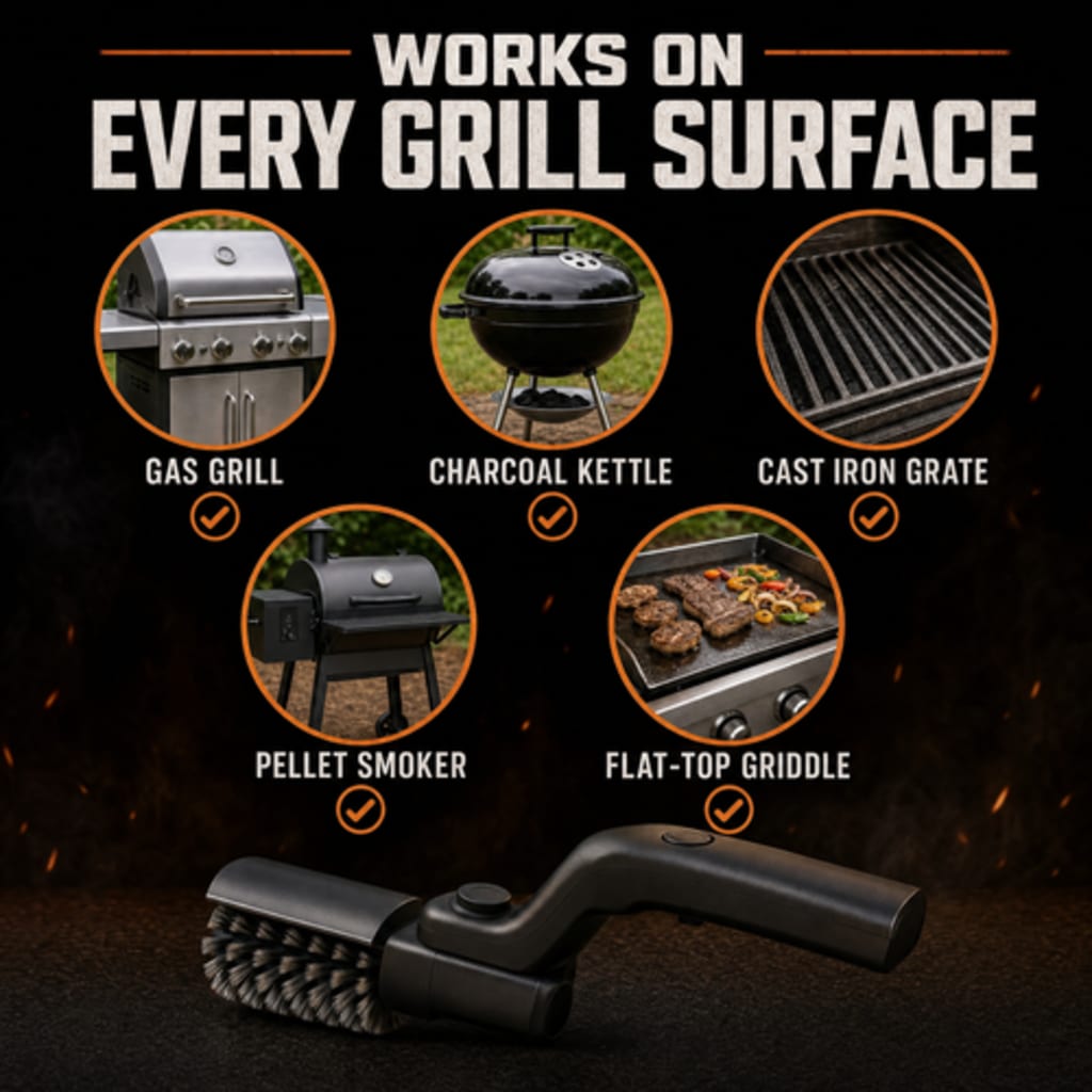 GrillForge BBQ Grill Master Cleaning Kit