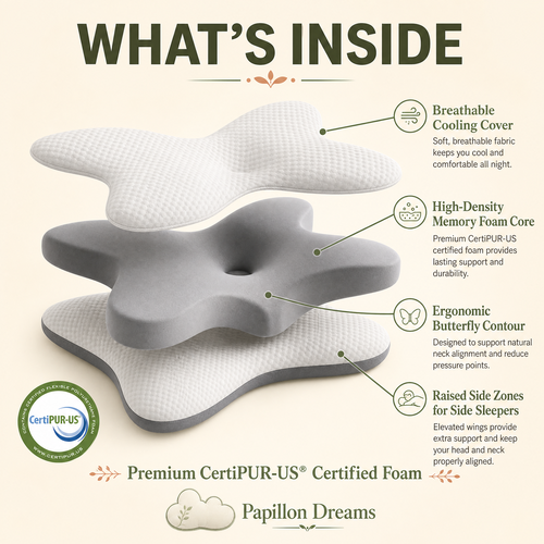 Papillon Dreams Pillow